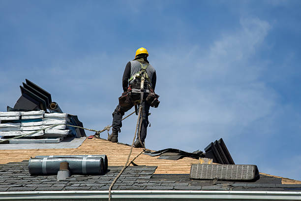 Professional Roof Installation technician working in Lyle, MN